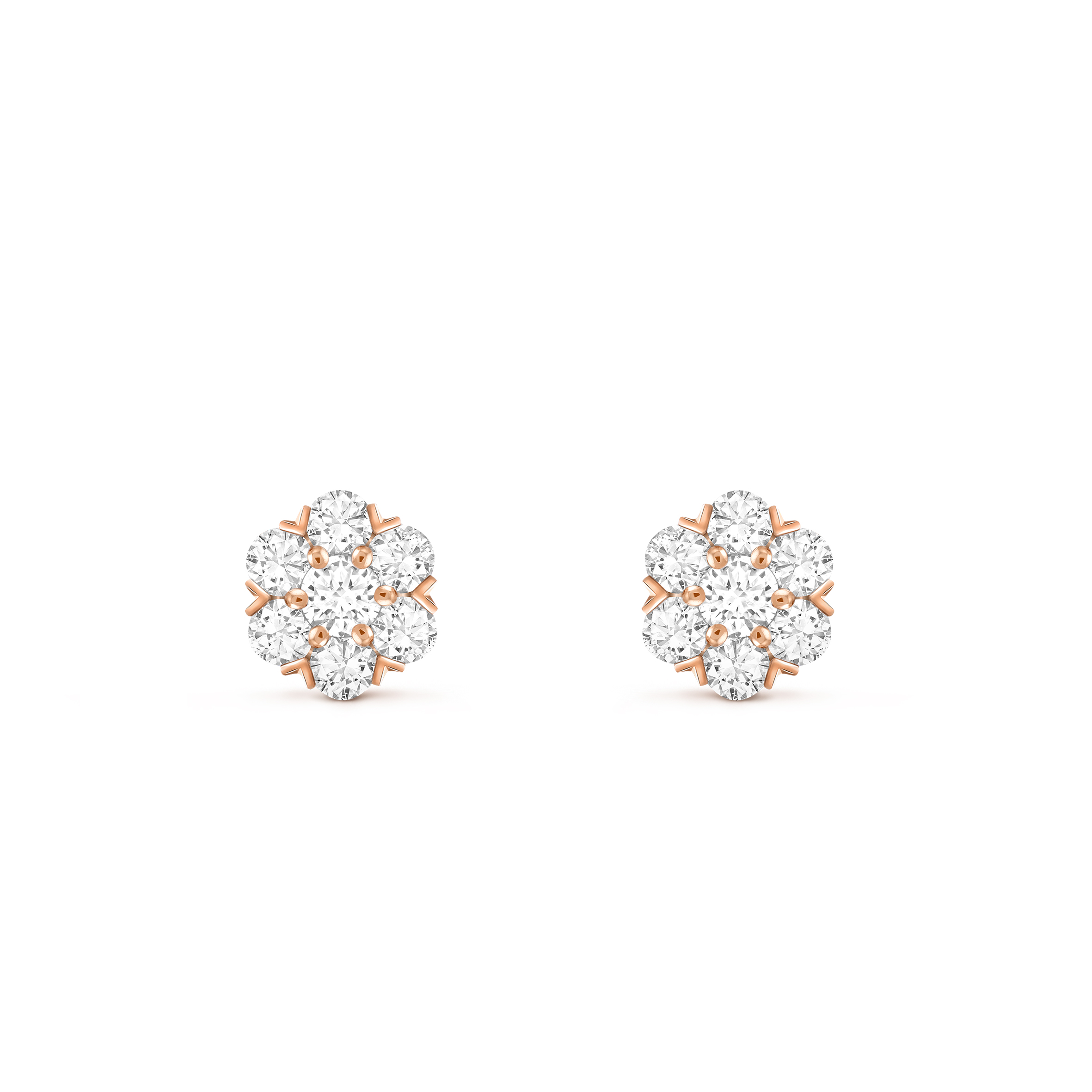 VAN CLEEF ARPELS FLEURETTE EARRINGS VCARPEBF00